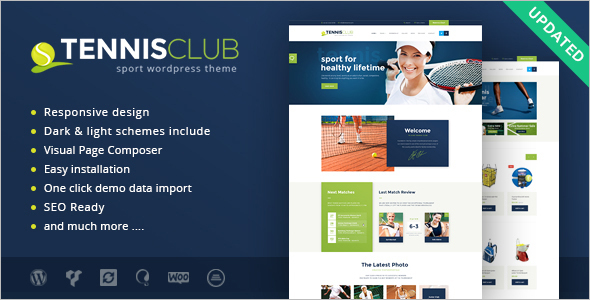 Sport Event WordPress Template