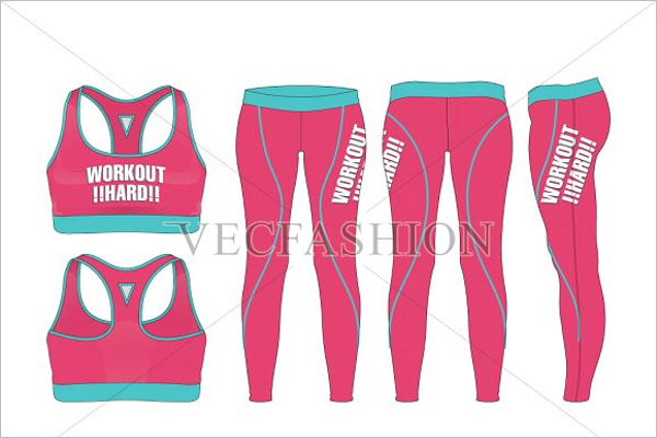 Sport Leggings Mockup Template