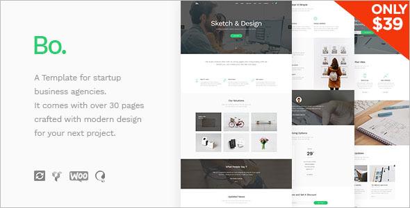 Startup Business WordPress Theme