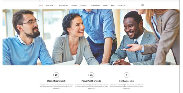 Startup One page WordPress Theme