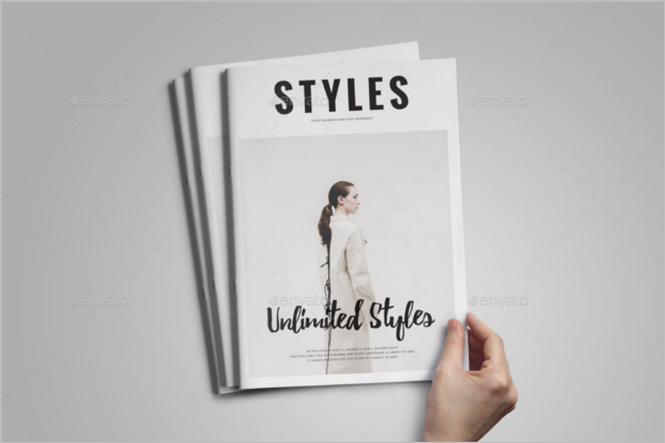 Style Magazine Mockup Template