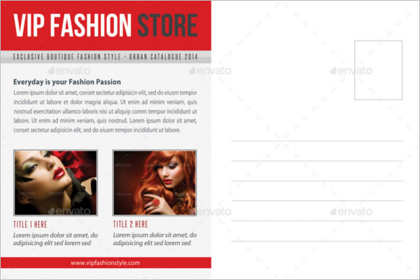 Stylish Postcard Template