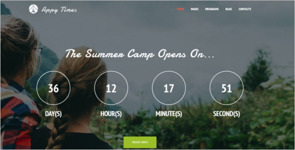 Summer Camp WordPress Theme