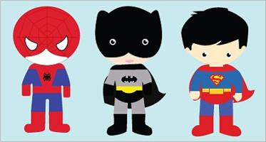 Superhero Cartoon Templates