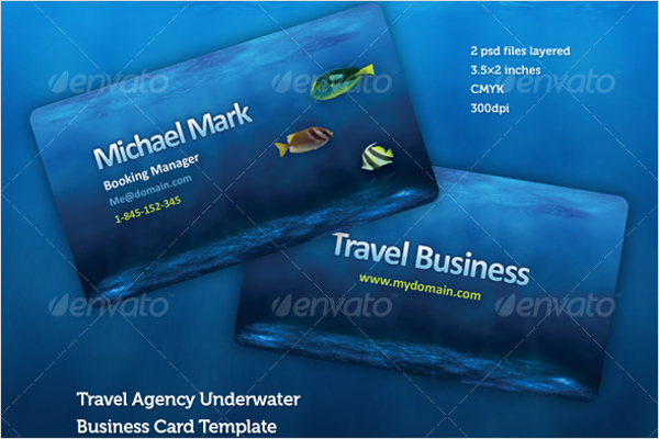 Travel Agency Business Card Design