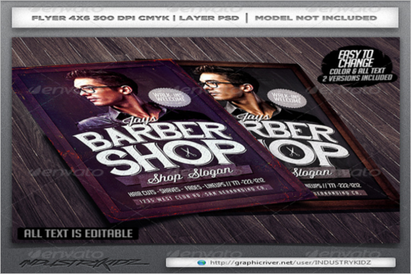 Trimmer Barber Shop Flyer