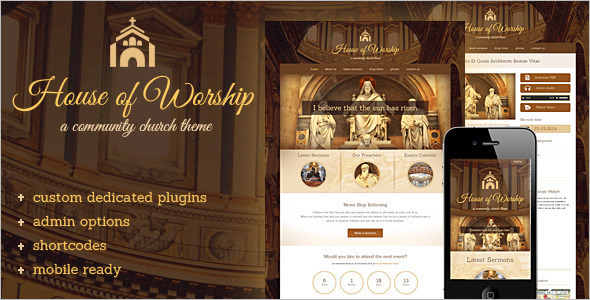 Vector Church WordPress Template