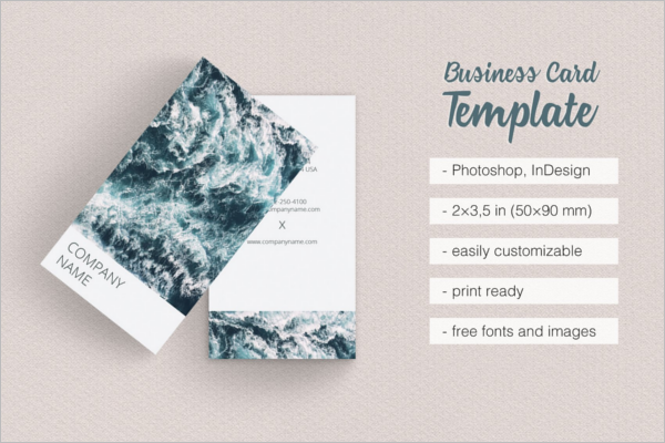 Vertical Fashion Business Card