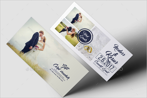 Wedding Gift Voucher Template