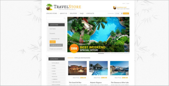 Week End Travel VirtueMart Template