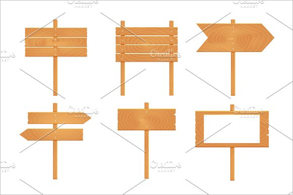 Wooden Arrows PSDTemplate