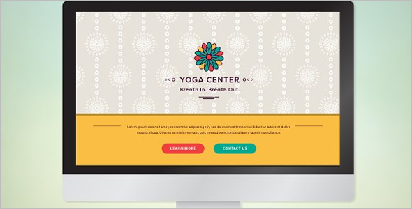 Yoga Center Landing Page Template