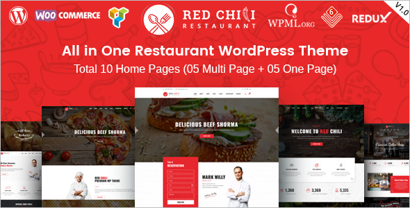 catering Business WordPress Template