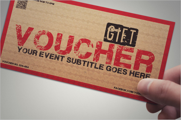 vintage Gift Voucher Template