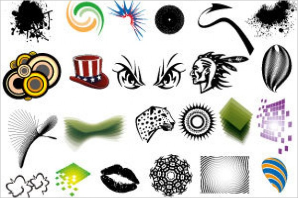 Abstract Animal face Template