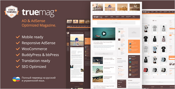 AdSense Magazine WordPress Theme