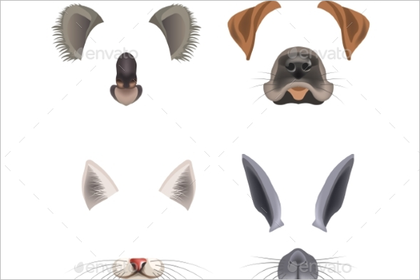 Animated Animal Face Template