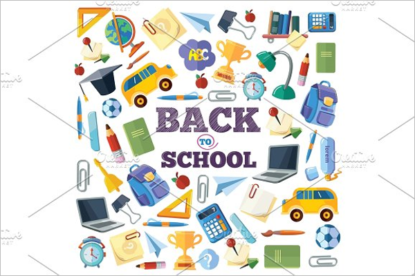 Back to School Background Illustration