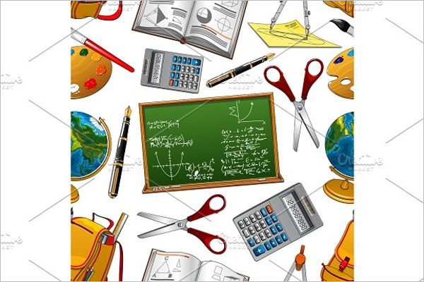 Back to School Stationery Elements