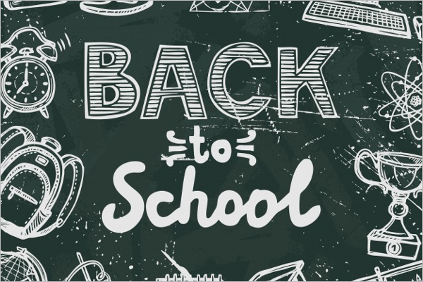 Back to School Stock Vector Design