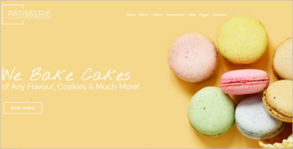 Bakes And Cakes WordPress Theme