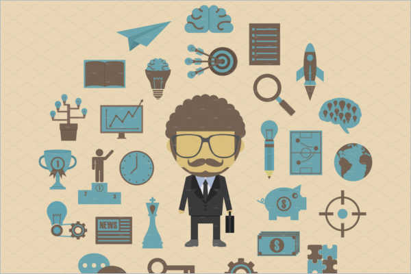 Best Businessman Character vector