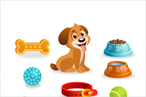 Best Dog Cartoon Template