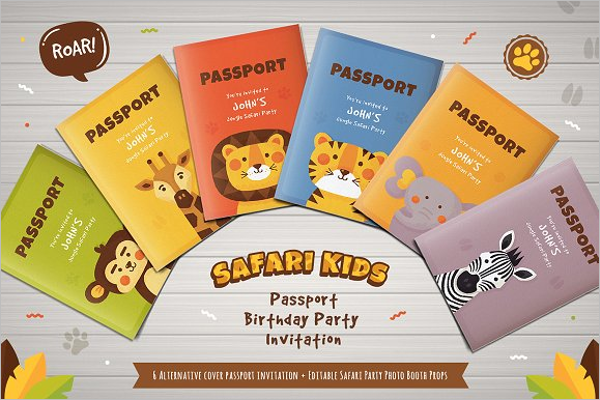Birthday Party Invitation Template