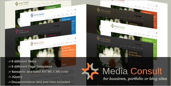 Business Portfolio PHP Theme
