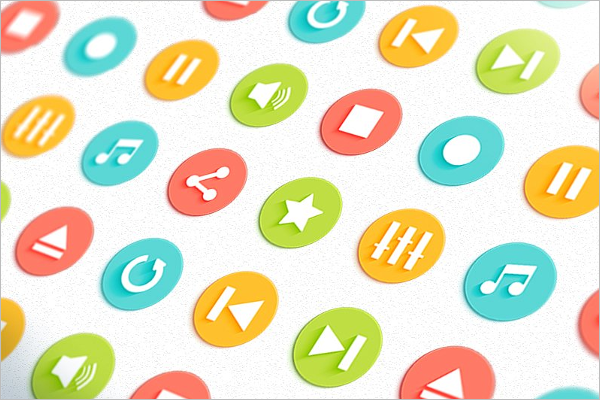 Button Media Player Design