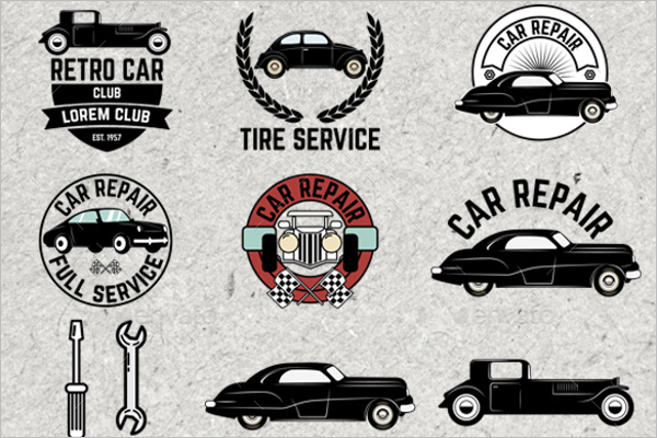 Car Service Badg Design