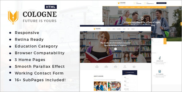 College Educational HTML5 Template
