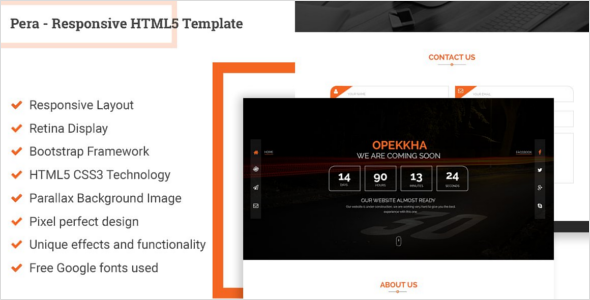 Coming Soon HTML Website Theme