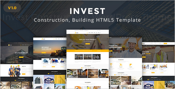 Construction Architecture HTML5 Template