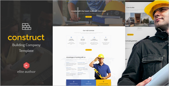 Construction & Building Bootstrap Template