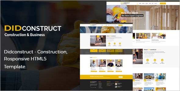 Construction & Building HTML5 & CSS3 Template
