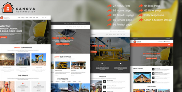 Construction Contractor HTML Template