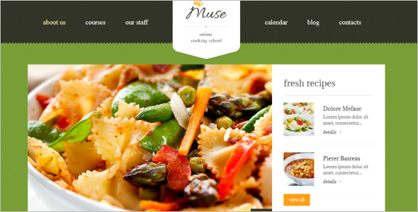 Cooking WordPress Theme