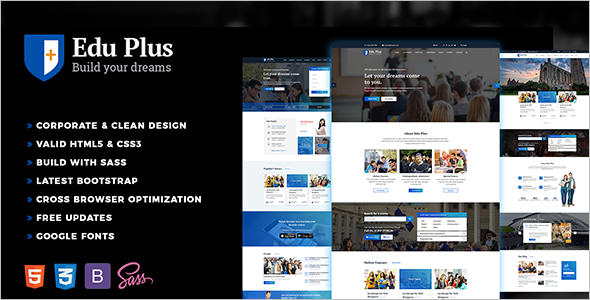 Corporate Education HTML5 Template