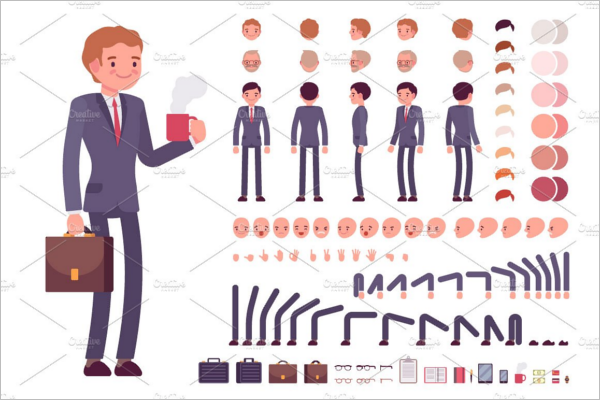Creative Businessman Character