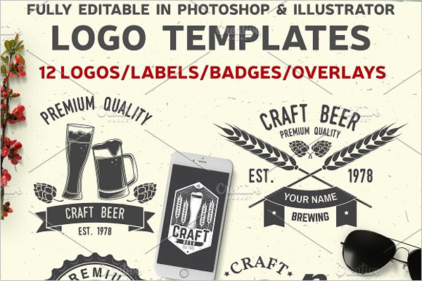 Editable Hotel Label Design