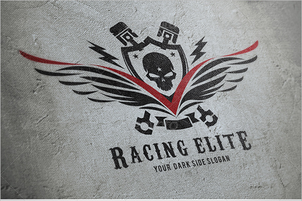 Editable Motorcycle Logo Design