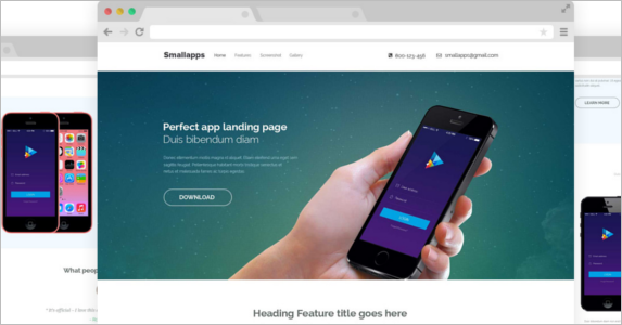 Free App Landing Page Theme