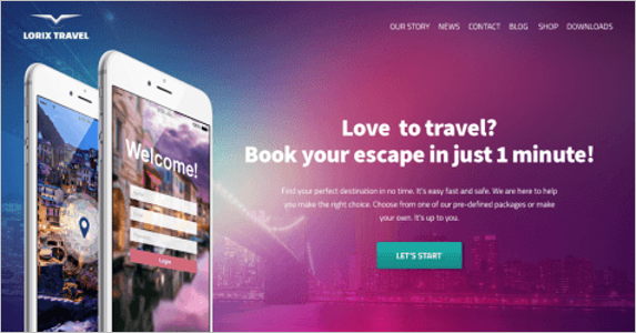 Free Download Landing Page Theme