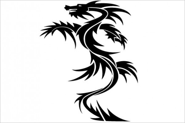 Free Dragon Tattoo Design