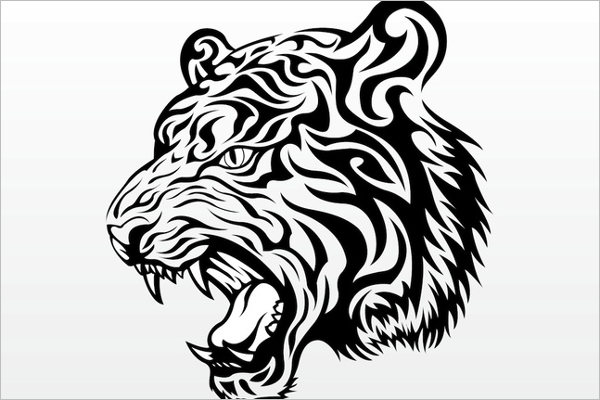 Free Tiger Tattoo Design