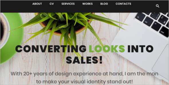 Freelance Designer WordPress Theme