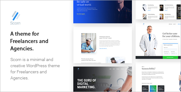 Freelancers and Agencies WordPress Theme