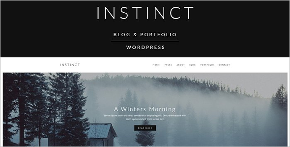 Instinct Blog & Portfolio Theme