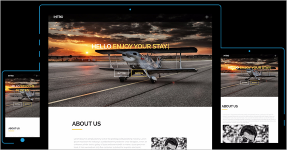 Intro Free Landing Page Theme